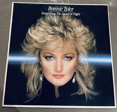 Bonnie Tyler - Faster Than the Speed of Night 12” Vinyl LP 1983 🎶