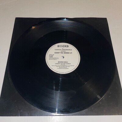 Sven Gali Count The Bodies EP Vinyl By RCA Rocks & Camden Underworld