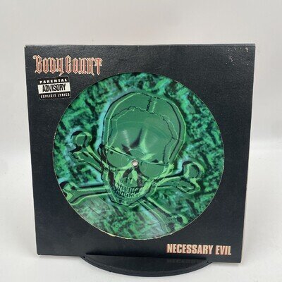 Body Count - Necessary Evil 1994 10" Vinyl Rock Metal Special Edition 1 Sided EX