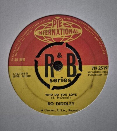 Bo Diddley The Twister First Pressing 1962 PYE international Series 7' Vinyl