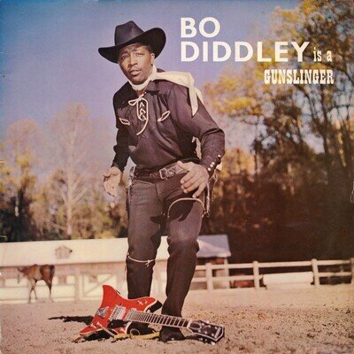 Bo Diddley - Bo Diddley Is A Gunslinger - LP, Album, Mono, RE
