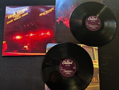 BOB SEGER SILVER BULLET BAND Nine Tonight UK 1ST PRESS 1981 CAPITOL EX/EX