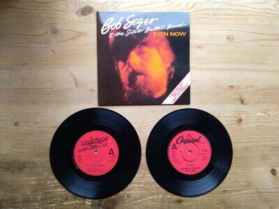 Bob Seger & Silver Bullet Band Even Now EX 2 x 7" Single Vinyl Record CLD284