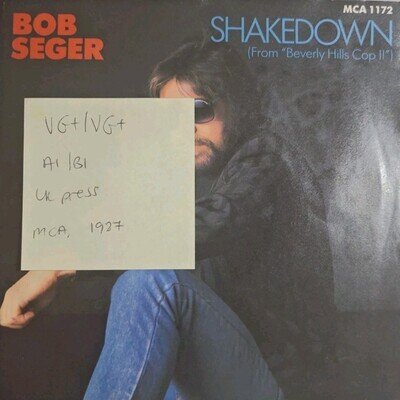 Bob Seger Shakedown / The Aftermath Vinyl Record VG+/VG+ MCA1172 1987