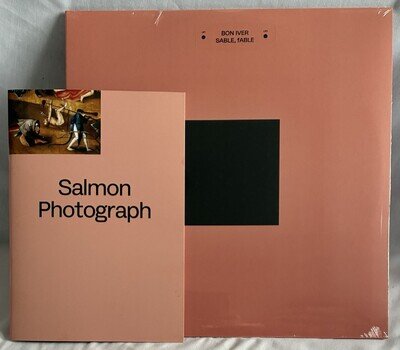 Bon Iver SABLE, fABLE Rough Trade AOTY Salmon Photograph BLACK Vinyl LP LTD /200
