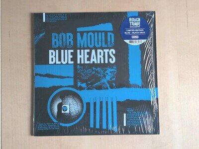 Bob Mould BLUE HEARTS ltd LP blue/black vinyl UK Rough Trade 500 only NM/NM