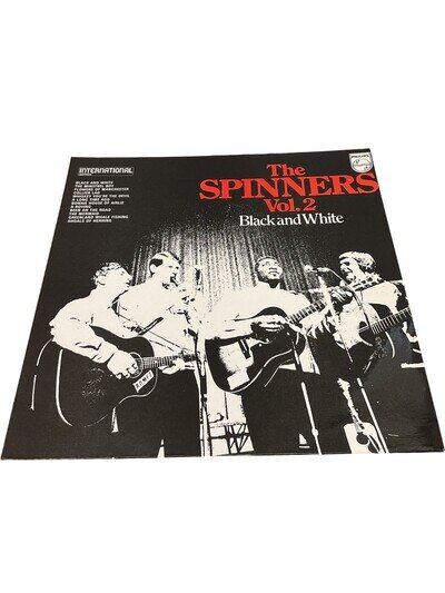 The Spinners Vol 2 Black and White Vinyl Record LP