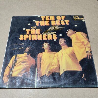 THE SPINNERS - TEN OF THE BEST - 12" VINYL LP ALBUM RECORD