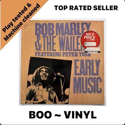 Bob Marley & The Wailers Early Music LP Vinyl Record Epic - EX/VG