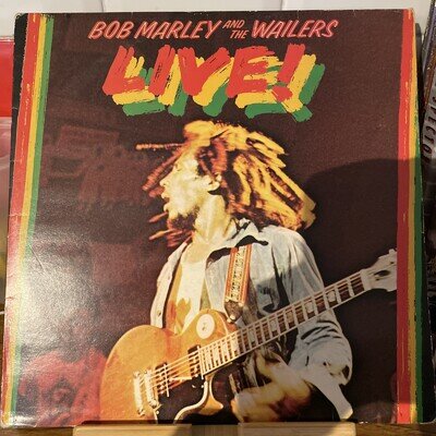 Vintage 1975 Vinyl Bob Marley and the Wailers Live At Lyceum Theatre in London