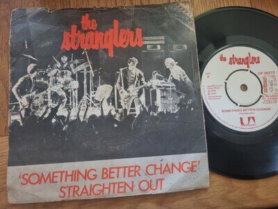 The Stranglers – Something Better Change / Straighten Out 1977 UP 36277 Punk 7”