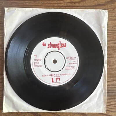 The Stranglers Get A Grip / London Lady 7” Vinyl Single 1977