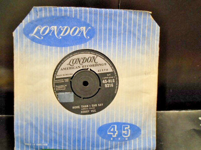 BOBBY VEE " MORE THA I CAN SAY " Or.UK LONDON EX+ COND.IN Or.SL