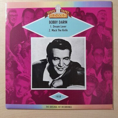 BOBBY DARIN - DREAM LOVER/MACK THE KNIFE - OLD GOLD EX VINYL 7"S VOCAL REISSUE