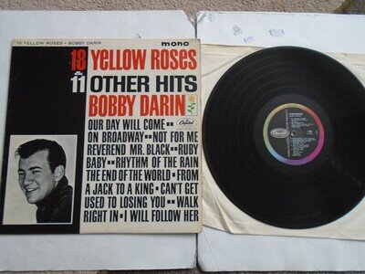 BOBBY DARIN 18 YELLOW ROSES & 11 OTHER HITS LP T 1942 IN EXCELLENT CONDITION
