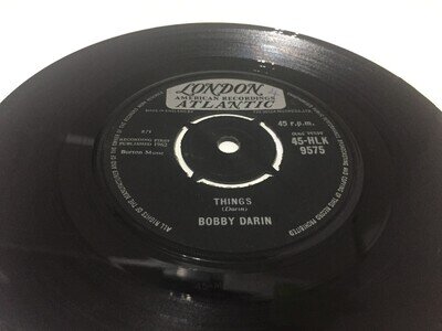 BOBBY DARIN THINGS 7" VINYL RECORD 1962