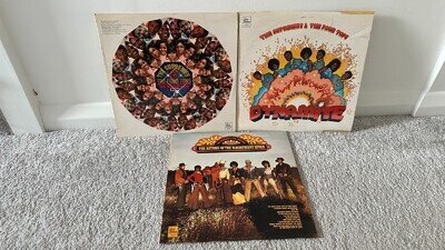 THE SUPREMES/FOUR TOPS - Magnificent Seven/Return/Dynamite 3 x UK 1st LPs VG+/VG