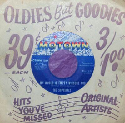"The Supremes","My World is Empty / Good About You","Motown Records",,,} )));0