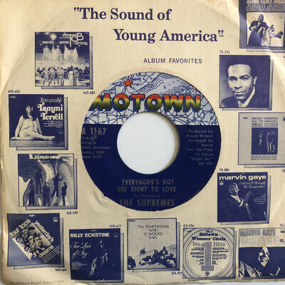 Supremes-Everybody's got the right to love-Motown N/M U.S. 7"