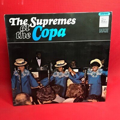 THE SUPREMES At The Copa 1966 UK vinyl LP Live Diana Ross Mary Wilson STML11026
