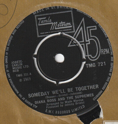 DIANA ROSS & THE SUPREMES SOMEDAY WE'LL BE TOGETHER LOVELY COPY
