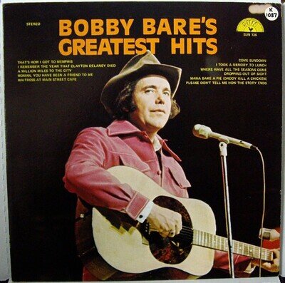 Bobby Bare - Bobby Bare's Greatest Hits (LP, Comp) (Near Mint (NM or M-)) - 2791