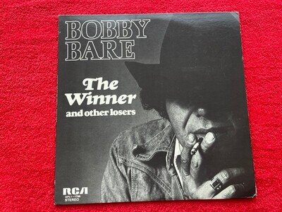 BOBBY BARE ~ The Winner And Other Losers 1976 USA VINYL LP RECORD ALBUM A-B EX