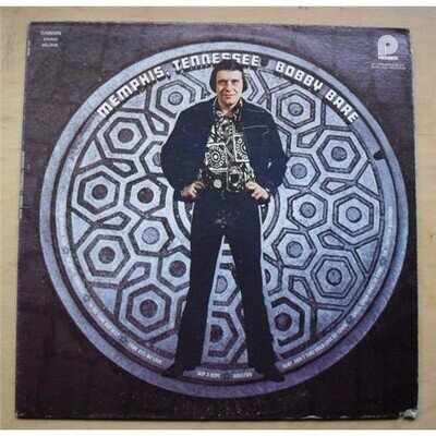 BOBBY BARE MEMPHIS, TENNESSEE LP 1973 (LIGHT SIGNS OF USE) USA
