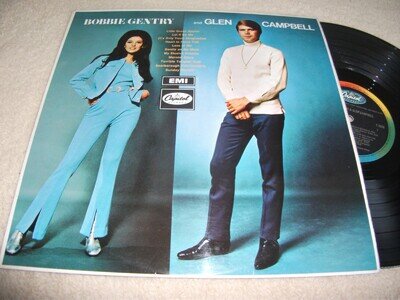 BOBBY GENTRY AND GLEN CAMPBELL VINYL LP T2928 EXCELLENT