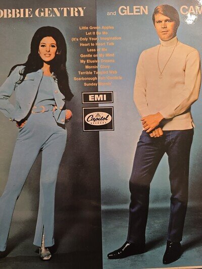 Robbie Gentry and Glen Campbell Vinyl LP Album 1968 ST 2928 Capitol Records UK
