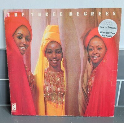 THE THREE DEGREES 1973 UK 1st VINYL LP PIR 65858 A1/B1 EX/VG