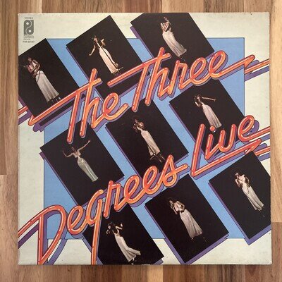 THE THREE DEGREES - The Three Degrees Live (1975) Vinyl LP (S PIR 69197) Soul