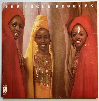 The Three Degrees : Self Titled UK 1973 black vinyl LP EX/VG+ A2/B1 g/fold