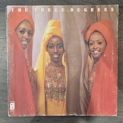 The Three Degrees Self Titled 12" Vinyl Album 1973 Gatefold CBS PIR 65858 VG VG