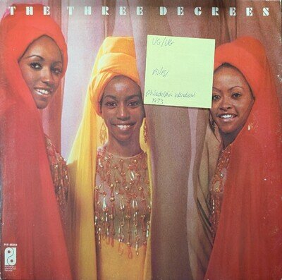 The Three Degrees Self Titled Vinyl Record VG/VG PIR65858 1973