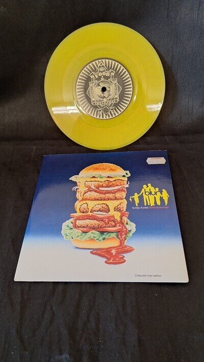 Blur Sunday Sunday Single 7" Yellow Transparent Vinyl