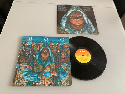 BLUE OYSTER CULT..FIRE OF UNKNOWN ..SUPERB RARE UK FIRST ISSUE ALBUM + INNER.