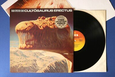 Blue Oyster Cult - Cultosaurus Erectus with POSTER - 1st Press 1980 UK Vinyl LP