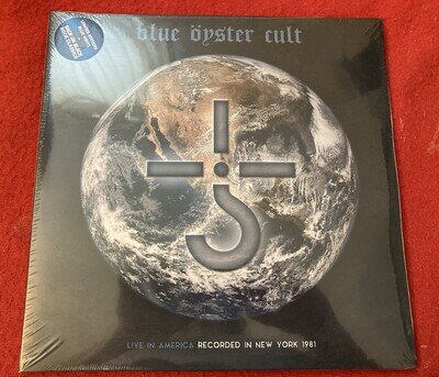 BLUE OYSTER CULT LIVE IN AMERICA RARE 2015 BLUE VINYL DOUBLE LP MINT SEALED