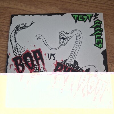 Boa Vs Python [UK] by Test Icicles (Record, 2005)