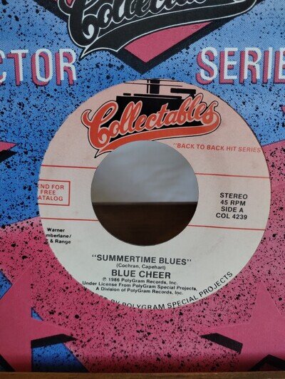 Blue Cheer / Five Man Electrical Band ‎– Summertime Blues / Signs NM