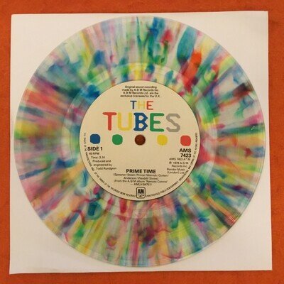 COLOURED VINYL- The Tubes- Prime Time- No Way Out- A&M Records 7” 1970