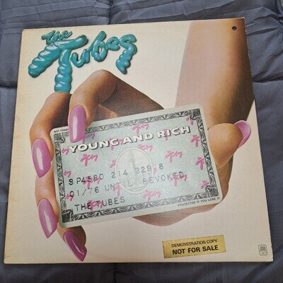 The Tubes Young And Rich Vinyl L.p Demo Version