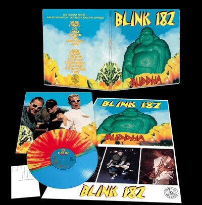 BLINK 182 LP Buddha BLUE RED YELLOW SPLATTER VINYL Ltd Edition MAILS SAME DAY