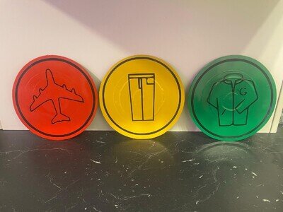 3 X Blink 182 Take Off Your Pants And Jacket 7 Inch Decorative Vinyl Records
