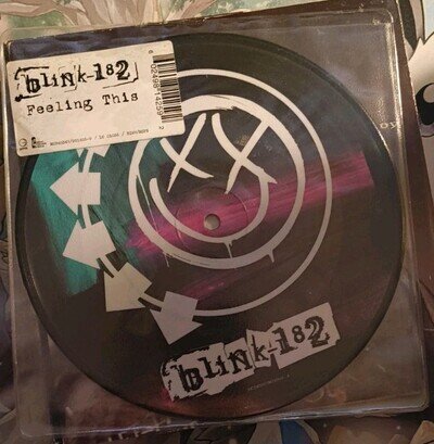 Blink-182 Feeling This 7" Single Vinyl Record Limited Edition Picture Disc