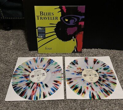 Blues Traveler Four 2x LP Splatter Vinyl 20th Anniversary LimitedEd Played Twice