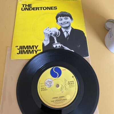 the undertones - jimmy jimmy 7" vinyl record VG 1979 Original Sleeve Sire Label