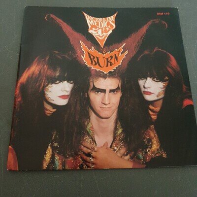 Dr and the Medics Burn  1986 7" vinyl used excellent condition