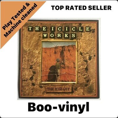 The Icicle Works - The Kiss Off 7” Single Indie Rock EX / EX Condition